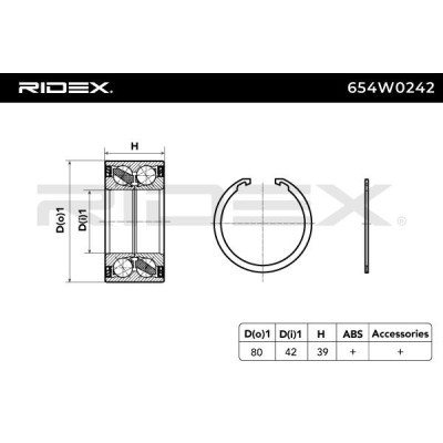 Kit de roulement de roue